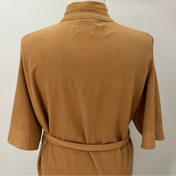 VTG 80's After Hours by Diplomat Men’s Velour Robe‎ One Size Fits All Bronze - Picture 4 of 8